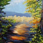 Autumn Walk 20" x 24" (oil on canvas) Sold